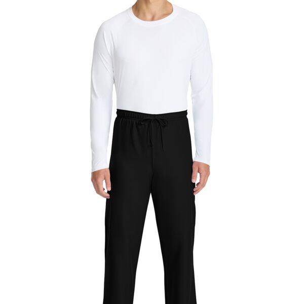 Unisex Mid Rise Drawstring Straight Pant Thumbnail