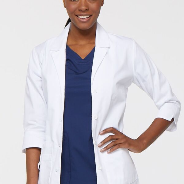 Women's 30" Lab Coat in White Thumbnail